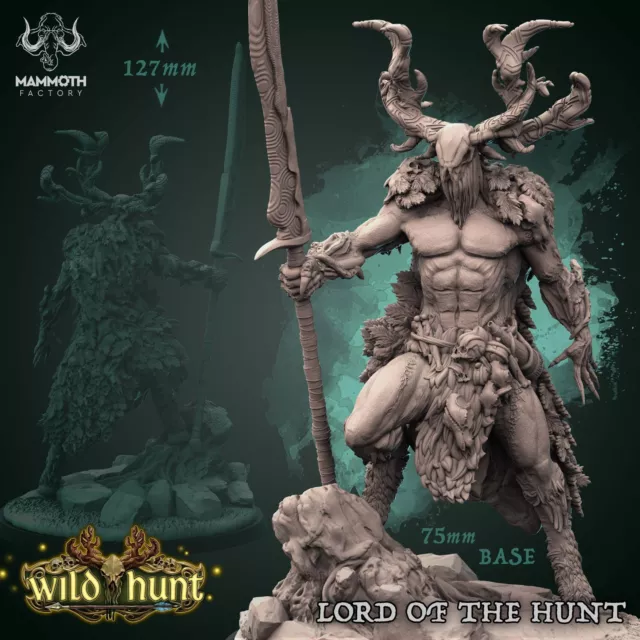 Lord of the Hunt | Caccia selvaggia | Miniatura fantasy | Fabbrica di mammut