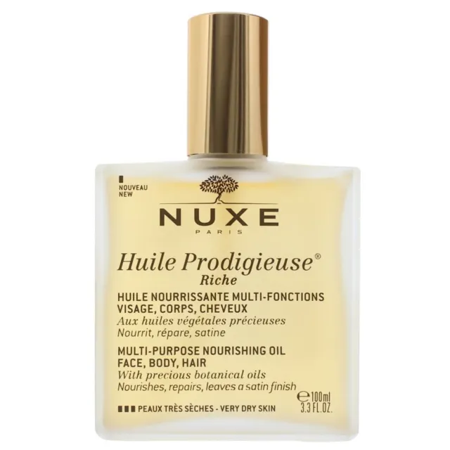 Nuxe Huile Prodigieuse Riche Multi-Purpose Oil Face, Body & Hair 100ml Women