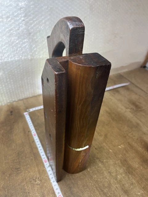 Grand Rabot En Bois Vintage De Menuisier / ébéniste – Varloppe Ancienne Collection