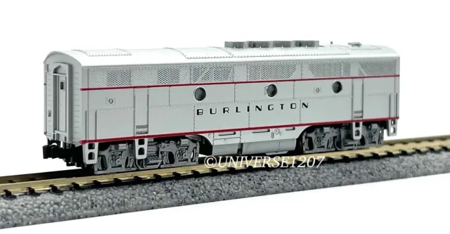 N Scale Kato 176-1307 EMD F3B CB&Q Diesel Engine Locomotive Powered B-Unit NIB