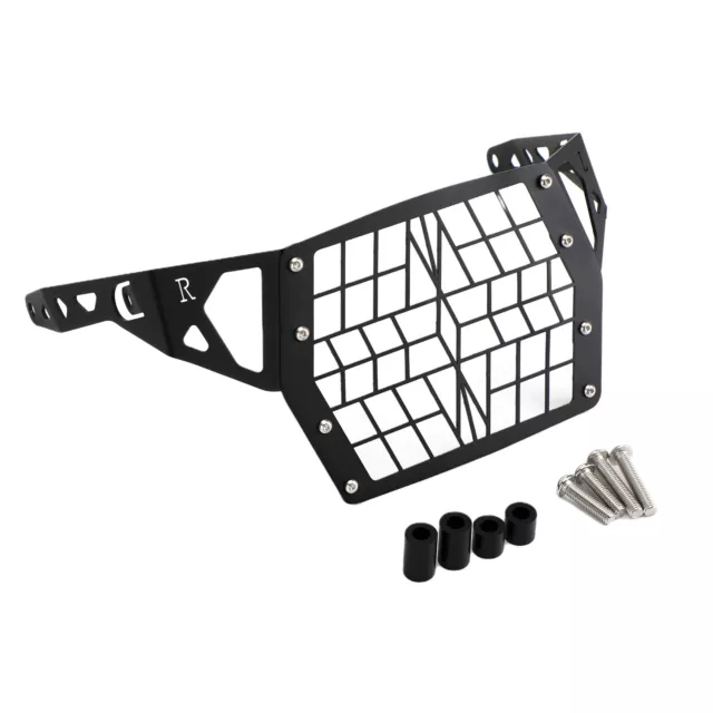 Black Headlight Grille Guard Cover Protector Fit For Suzuki Dl1050 Xt A 19+