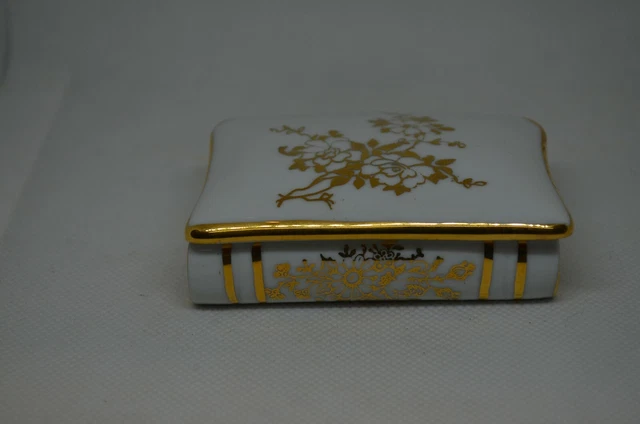 Ancienne Boîte à Bijoux En Céramique Limoges De France - Numéro 83 - Occasion Vintage
