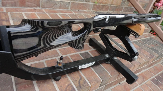 Remington 700 S/A Varmint BDL SPS VTR GLOSS GRAY CAMO  Stock Aluminum Block 220