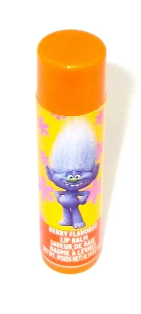 TOWNLEYGIRL TROLLS Themed BERRY Flavored Lip Balm Seal 4g