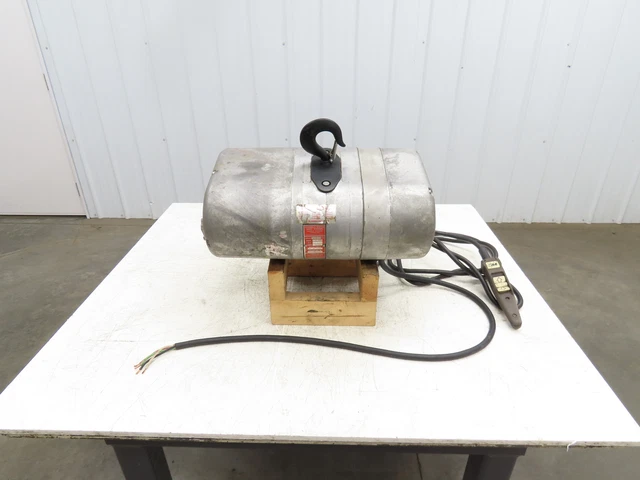 CM Lodestar L Electric Chain Hoist 1 Ton 16 FPM 16' Travel 230/460 3PH Tested