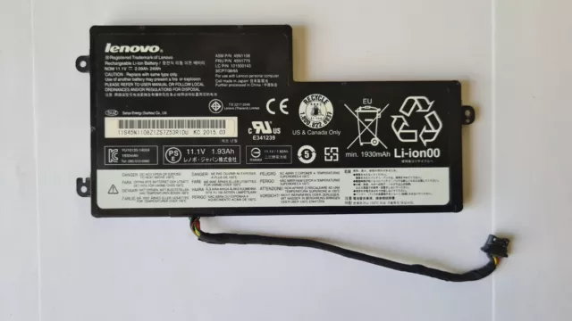 Original Lenovo Batterie 45N1108 45N1773 pour THINKPAD T460 Working : 2h ( B