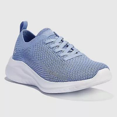 S Sport By Skechers Women's Resse 2.0 Elastic Gore Sneakers - Periwinkle Blue