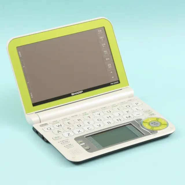 SHARP Brain PW-G5000 Japanese Electronic Dictionary (Lime Green)