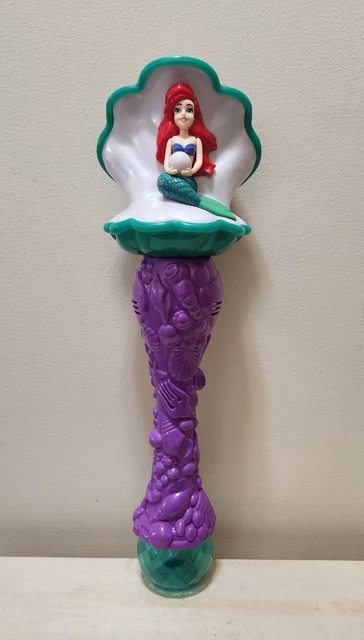 DISNEY WORLD PARKS Ariel Light Up Musical Bubble Wand Little Mermaid  disney-world-parks-ariel-light-up-musical-bubble-wand-little-mermaid