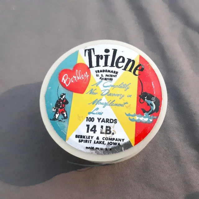 Berkley Trilene 14lb Vintage Fishing Line Monofilament USA Made Vintage