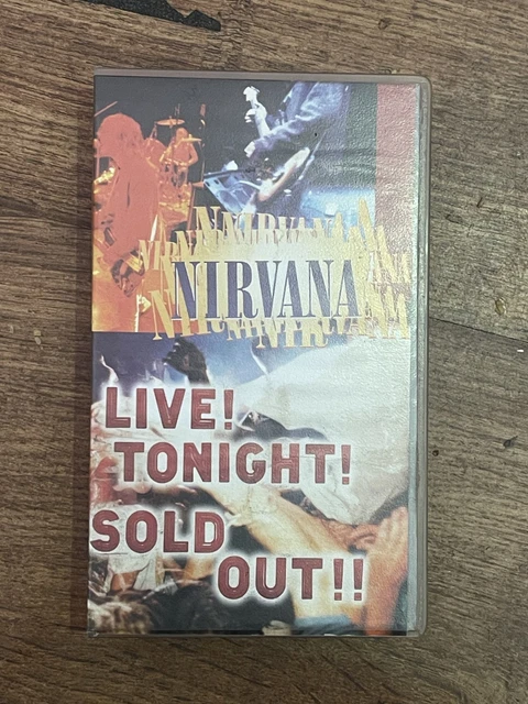 NIRVANA - LIVE! Tonight! Sold Out!! - Used VHS - N6999z £11.39