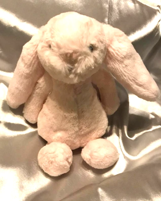 JELLYCAT PINK BASHFUL Bunny Rattle Jelly3993 £5.00 - PicClick UK