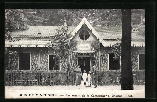 CPA Bois de Vincennes, Restaurant de la Cartoucherie - Maison Ribot