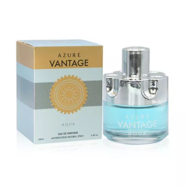 Secret Plus Azure Vantage Aqua Cologne for Men Eau de Parfum 3.4oz 100ml FL2106