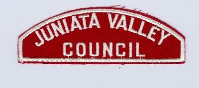 OLD Scout Red & White Council Shoulder Patch (RWS) - Juniata Valley Council