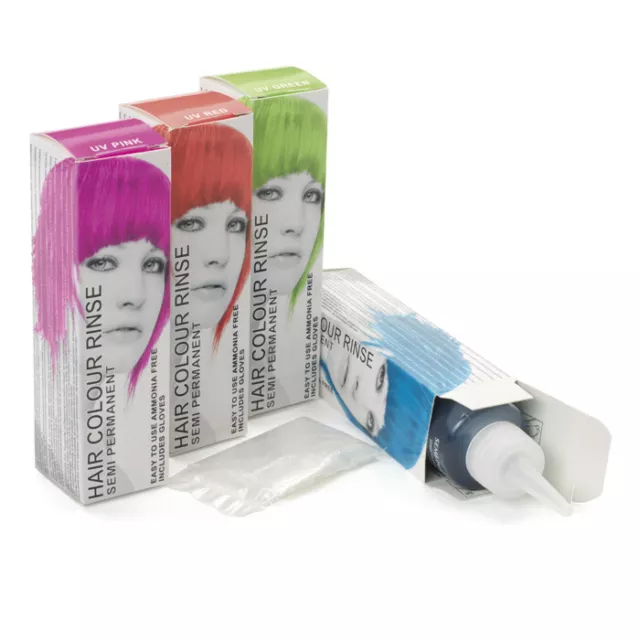 Stargazer Semi Permanent Hair Dye Colour Rinse 70ml - 1 2 & 4 Packs Available