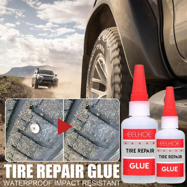 Strong Rubber Adhesive Tire Puncture Repair Glue Sealer Caulk Car Super W5P0