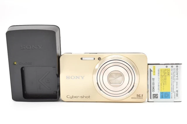 SONY CYBER-SHOT DSC-W570 Gold Compact Digital Camera [No English