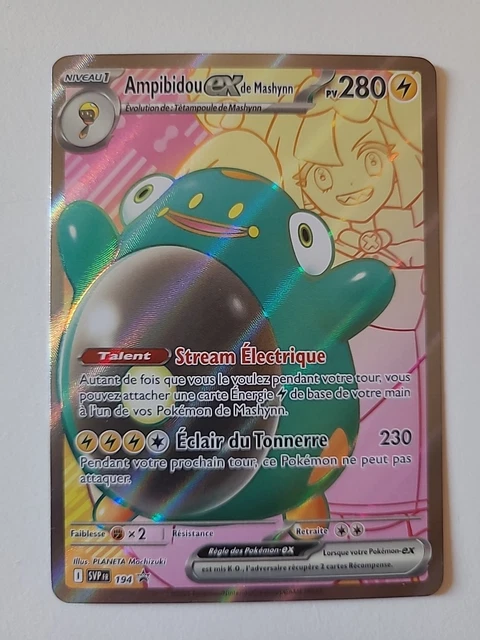 Pokémon - Ampibidou ex de Mashynn (JTG 172/159) - Aventures Ensemble