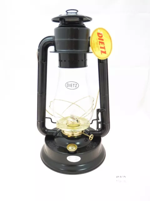 Dietz #80 Blizzard Black with Gold Trim Oil Kerosene Lantern New 69879JB