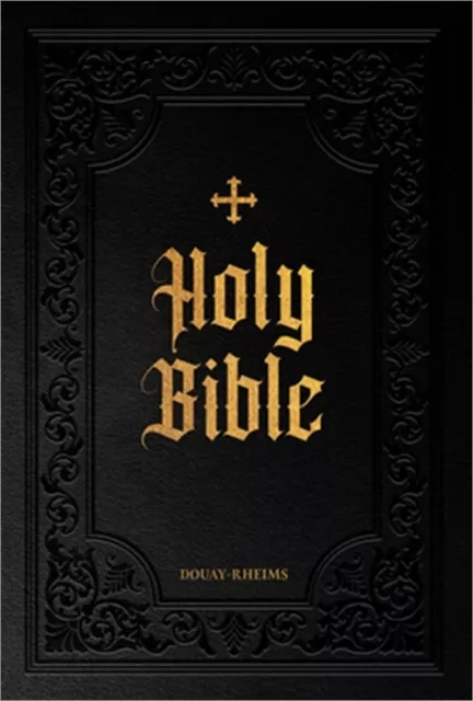 Douay-Rheims Bible Large Print Edition (Leather / Fine Binding)