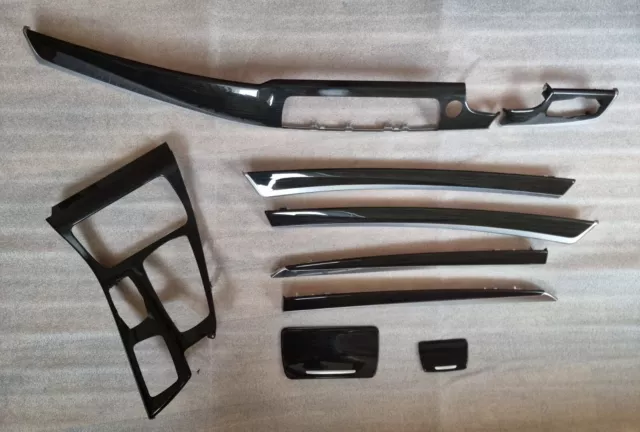BMW Serie 5 F10 F11 RHD Fineline Completo Interni Set Finiture Complete Cruscotto