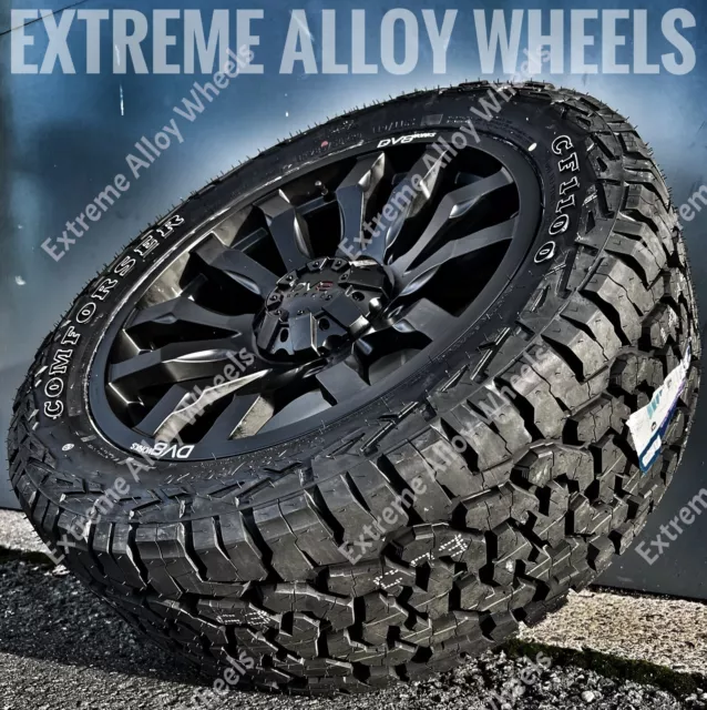 20" Edge Alloy Wheels Ford Ranger + Wildtrak Pick Up 4x4 + All Terrain Tyres