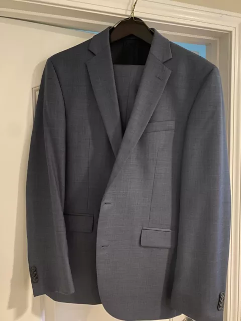 Kenneth Cole New York Wool Men’s Suit - 42R Jacket With Pants  Modern