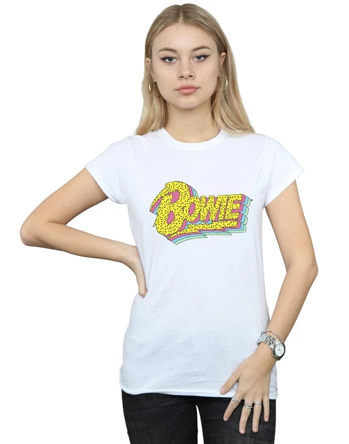 David Bowie T Shirt Diamond Dogs Diamante Logo Nuovo Ufficiale Unisex Nero Size S : David Bowie