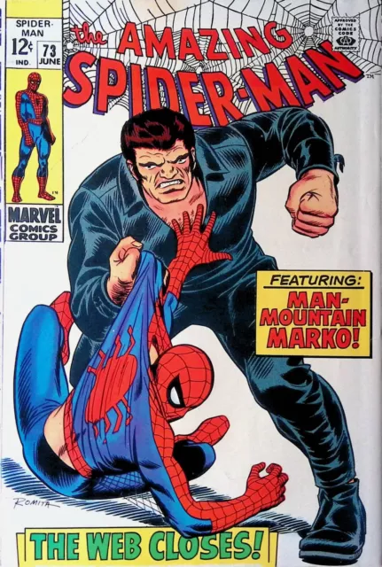 Amazing Spider-Man #73 (vol 1), June 1969 - FN+ - First Silvermane - Marvel