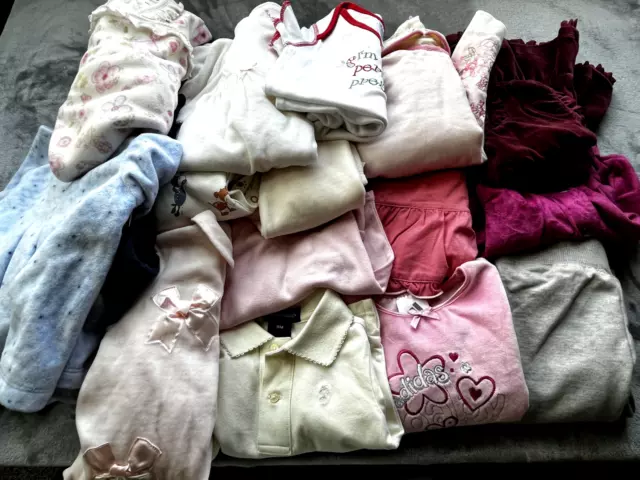 Lot of 16 Girls Winter Clothing Size 6-9 mo 9 mo Ralph Lauren Adidas Carter NWT