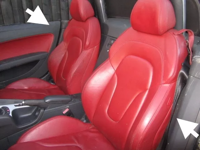 Audi tt red leather seats for sale on sale