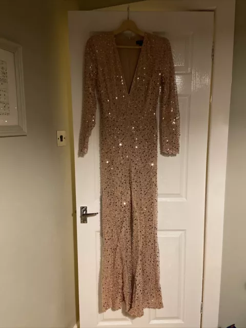 Sequin Detailed Jumpsuit From Nadine Merabi Size S/M