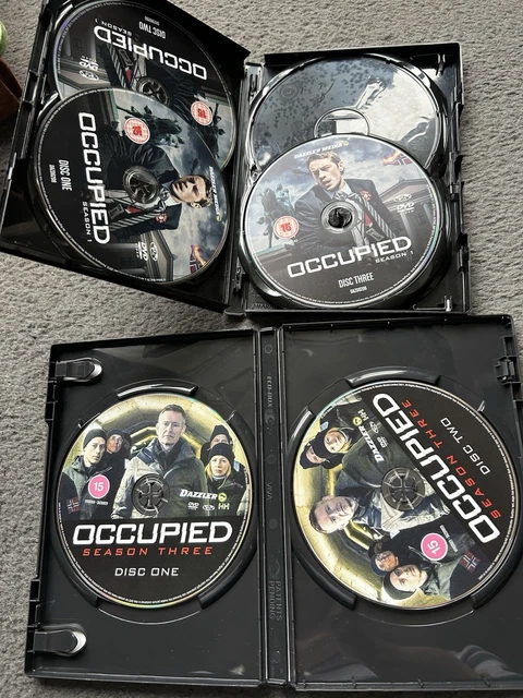 OCCUPIED SEASON ONE Two & Three Series 1,2,3 Region 2 Good Condition ...