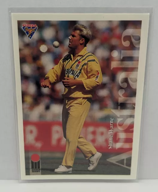 Shane Warne 1994 Vintage Futera World Series Cricket Australia