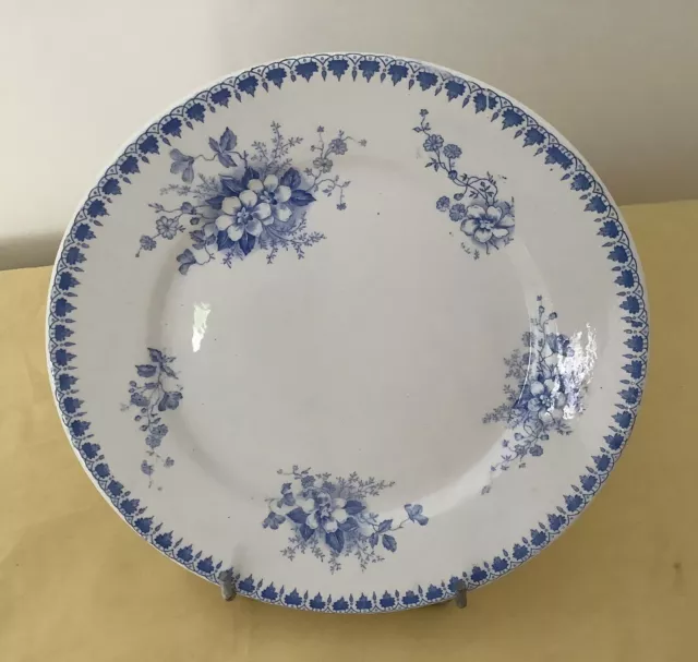 joli ancien plat à gâteaux fleuri pied douche occasion