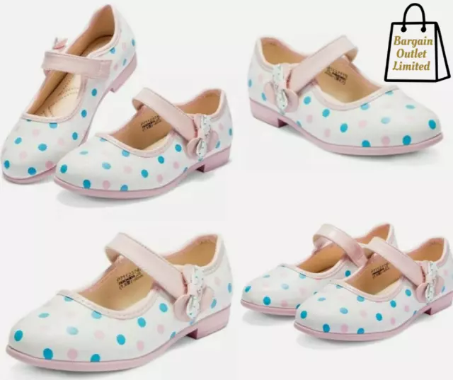 Scarpe da ragazza a pois bambini scarpe antiscivolo bambino in pelle PU suola morbida carina 3