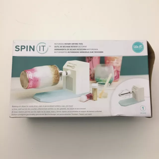 Girador de vasos We R Memory Keepers Spin It - herramienta de secado giratorio motorizada 660499