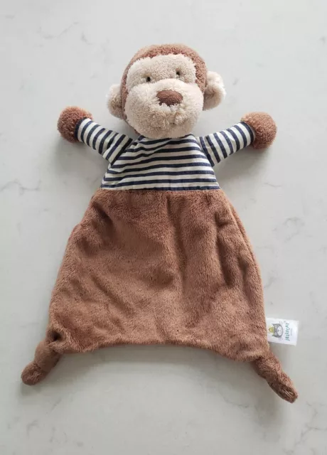 JELLYCAT STRIPEY MONKEY Soother Comforter Baby Soft Toy Plush