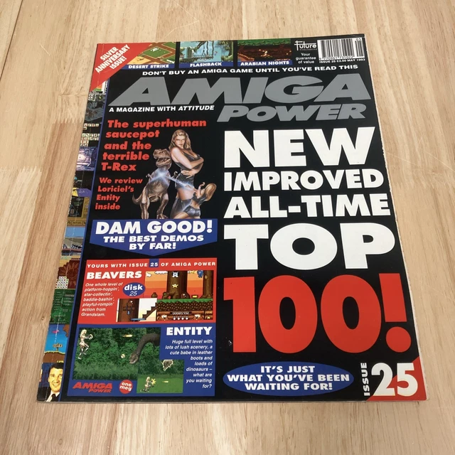 AMIGA POWER MAGAZINE Issue 25 - VGC - Future Publishing 1993 May £10.34 ...