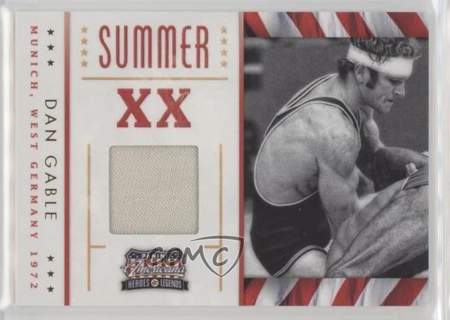 2012 Americana Heroes & Legends Summer/Winter Games Materials /208 Dan Gable #9 2012 Americana Heroes & Legends Summer/Winter Games Materials /208 Dan Gable #9