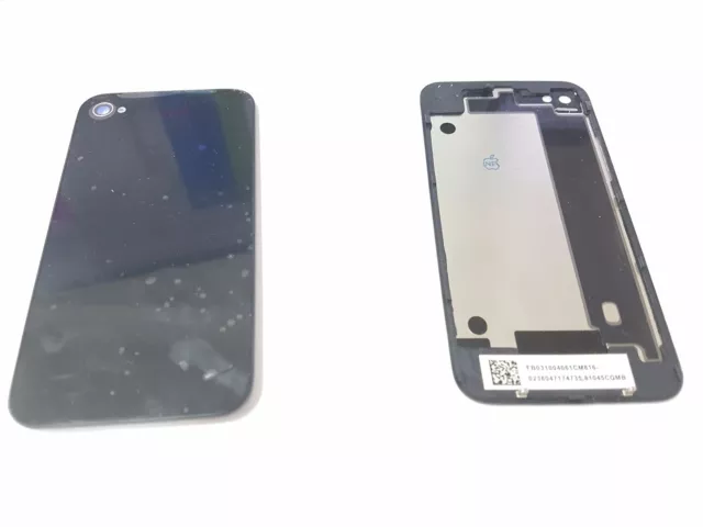 Back Cover Door Rear Glass Replacement For iPhone 4 black