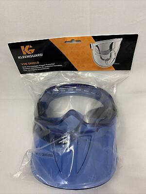 Kleenguard V90 Series Face Shield  Blue Frame Clear Anti-Fog Lens KCC18629