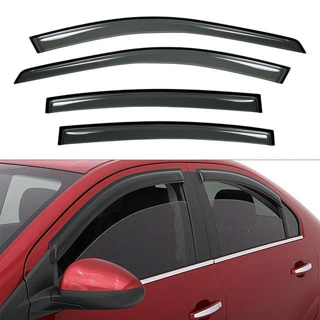 4pcs For 02-06 Altima Sedan 4D Sun Rain Guard Vent Shade Deflector Window Visors