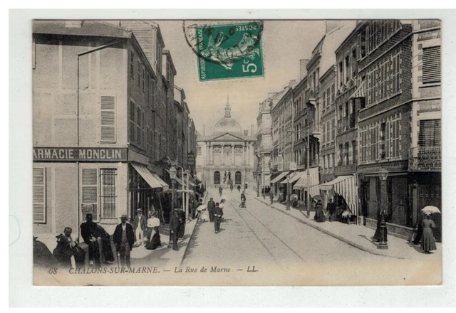 51 Chalons Sur Marne La Rue De Marne