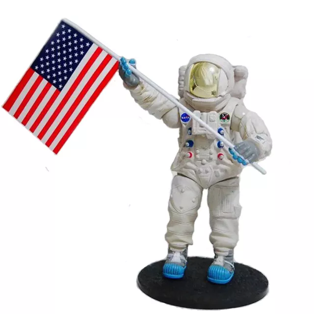 Apollo First Moon Landing Action Figures Collection Model Astronauts Us Flag