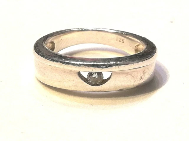 Bellissimo Anello In Argento 925 Sterling Con Misura Della Pietra Preziosa....