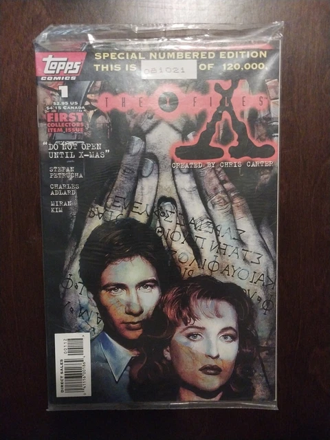 The X Files #1-3 - Special Numbered Editions (Complete Set) - Topps Comics 1995