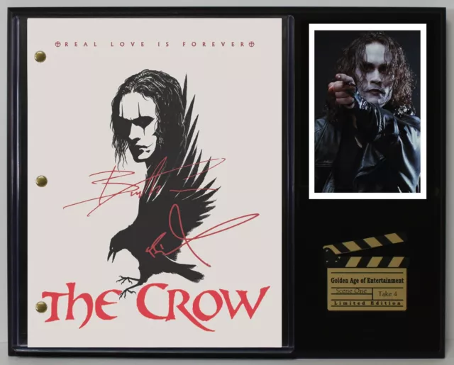 THE CROW Limited Edition Reproduction Signed Movie Script Display "C3"