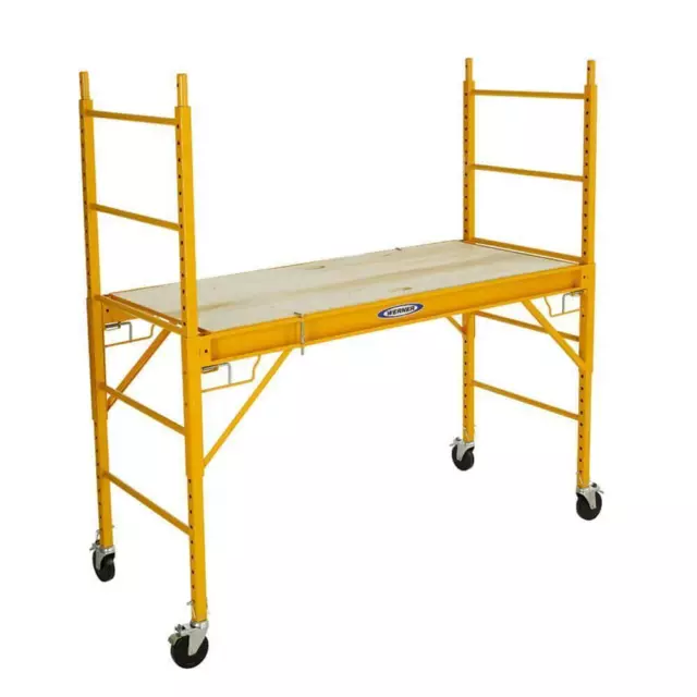 6 Ft. Steel Rolling Scaffold 1000 Lbs. Load Capacity